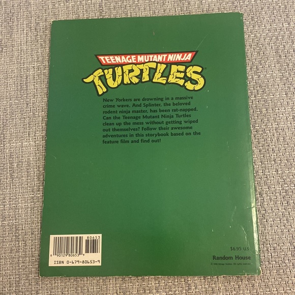 Teenage Mutant Ninja Turtles The Storybook based on the Movie 1990 Random House - Picture 2 of 6